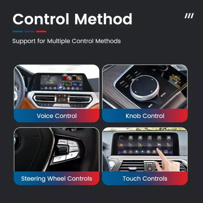 Мультимедиа блок для BMW 2019+ со штатным беспроводным CarPlay - Kuberg AI-990 на Android 10, 4G SIM-слот, простое подключение