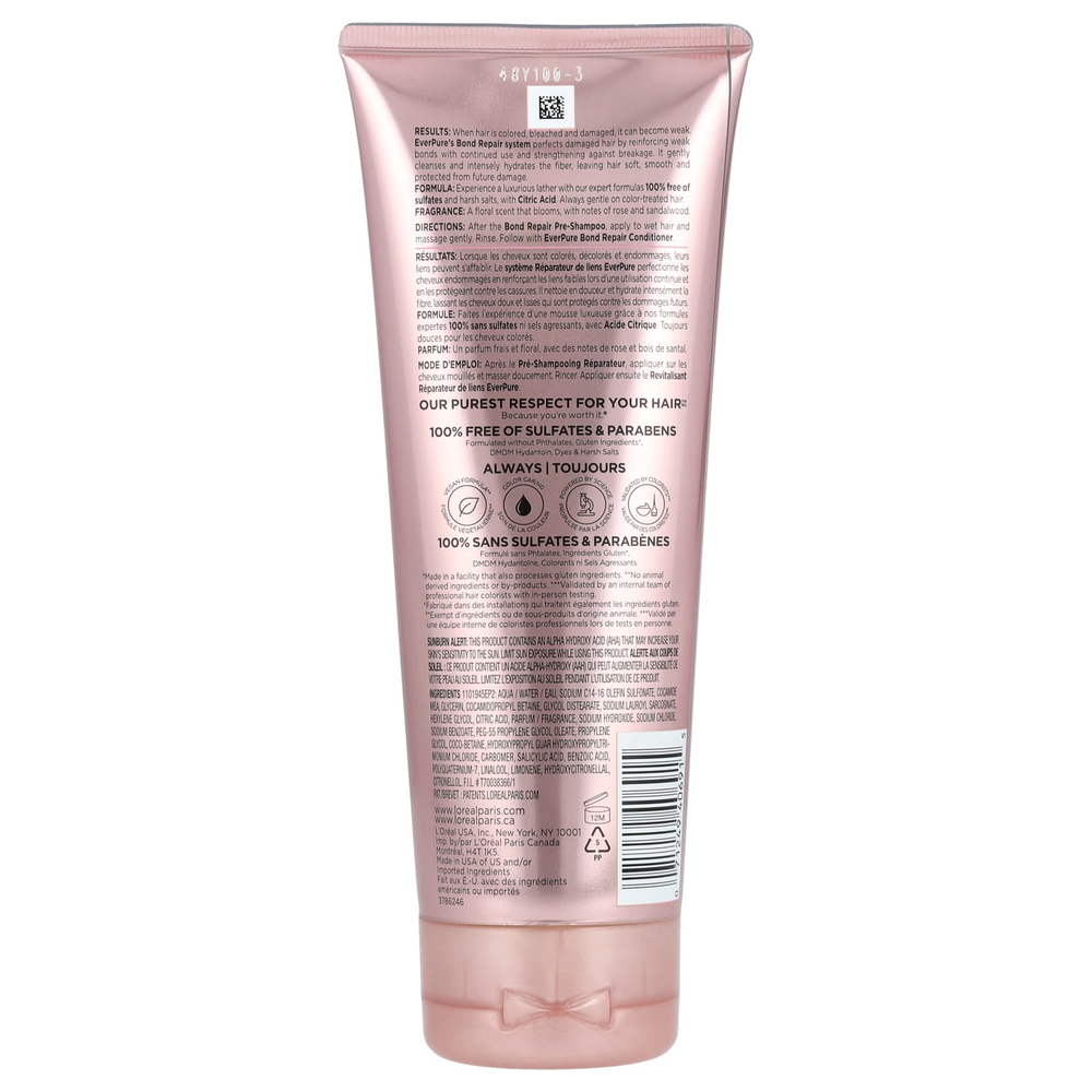 L'Oréal, EverPure, восстанавливающий шампунь, 200 мл (6,8 жидк. унц.)