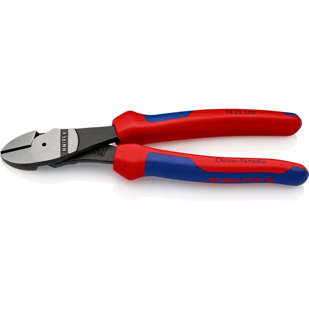 Кусачки боковые особой мощности черненые 200 мм Knipex 74 22 200