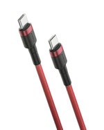 Кабель-зарядка Type-C на Type-C Baseus Cafule series PD2.0 2м (CATKLF-H09) черно-красная