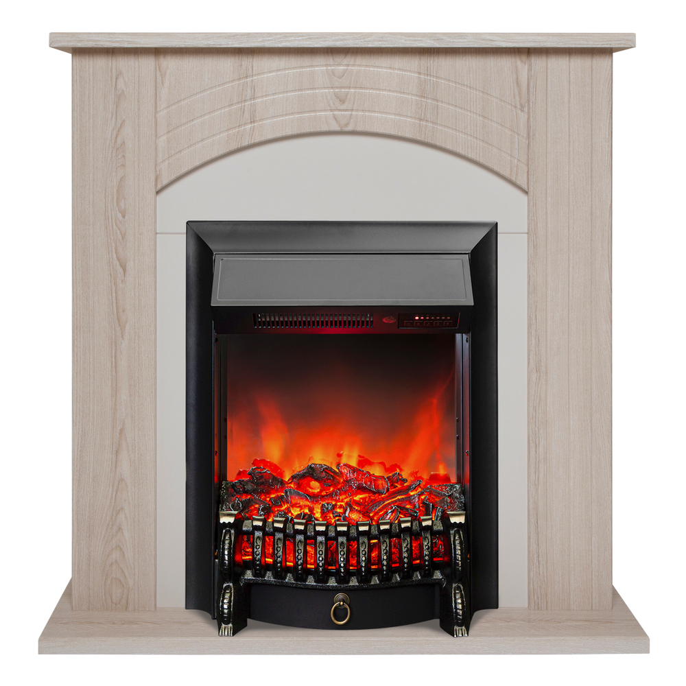 Каминокомплект Real Flame Hanna LO с очагом Fobos Lux Black RC