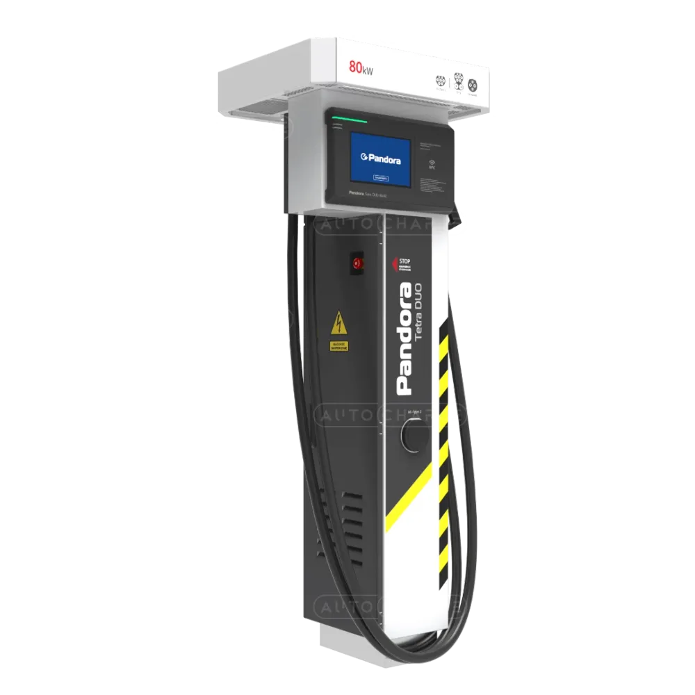Зарядная станция Pandora Tetra DUO 80/22 CCS Combo2 + GB/T + розетка Type2 22кВт - 2