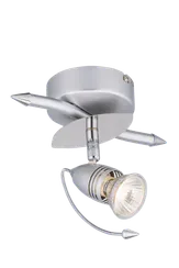 Светильник Sfera Sveta 8018D-01/S402 GREY+CH, 15 Вт, серый и хромированный