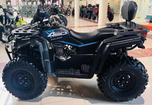 Квадроцикл (комплект для сборки) Explorer 450 Deluxe 4х4 EPS Черный матовый (RR)