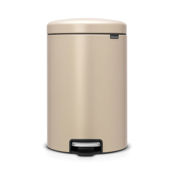 Мусорный бак с педалью newIcon 20л Brabantia Минерально-золотой
