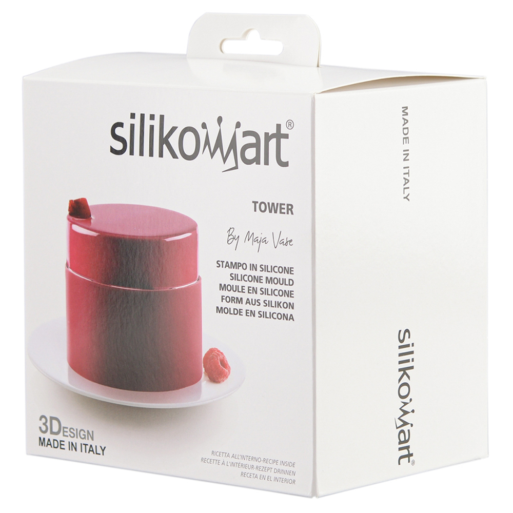 Форма для приготовления пирожного Silikomart Tower 12х10см силиконовая
