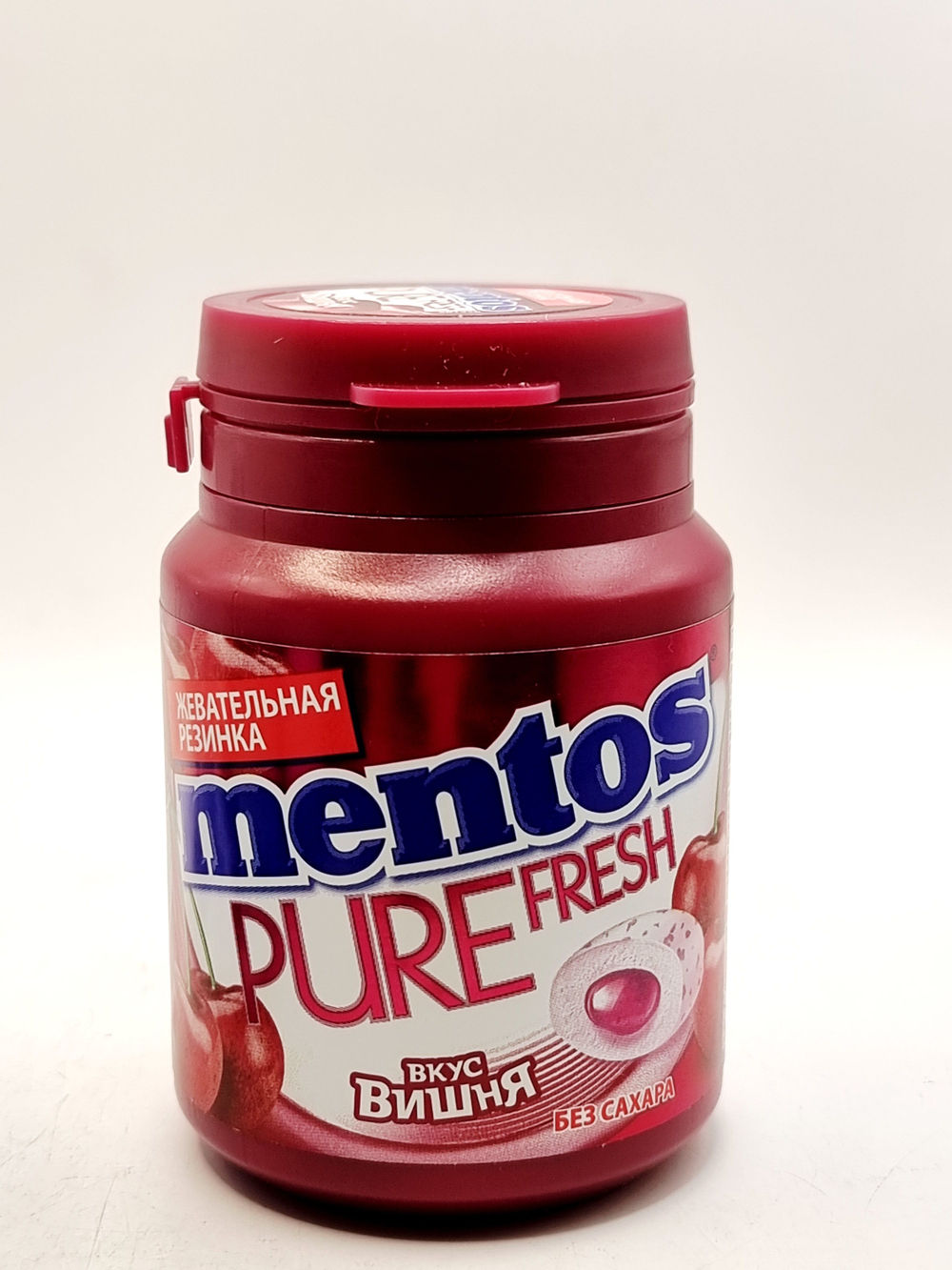 Mentos MIX 5 жевательная резинка без сахара Pure fresh/white, 5 вкусов (Мята, Виноград, Арбуз, Клубника, Вишня), 5 шт. по 54 г