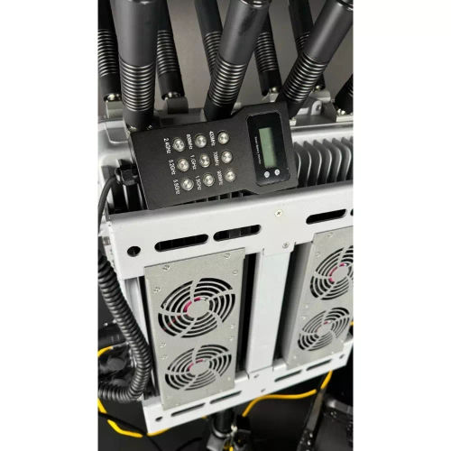 Станция обнаружения и подавления БПЛА Фурия D9 450W Детектор дронов ОКО 360 РЭБ 8 каналов автоматическая система защита от дронов