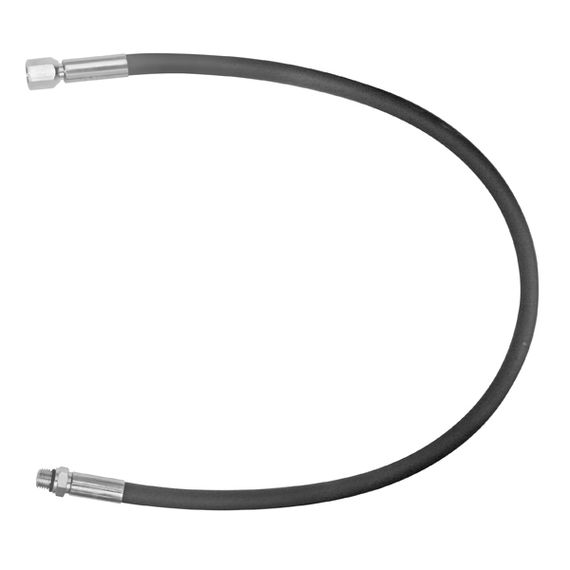 Шланг воздушный BTS высокого давления (HP), L60см, 7/16", Резина, для манометра, черный