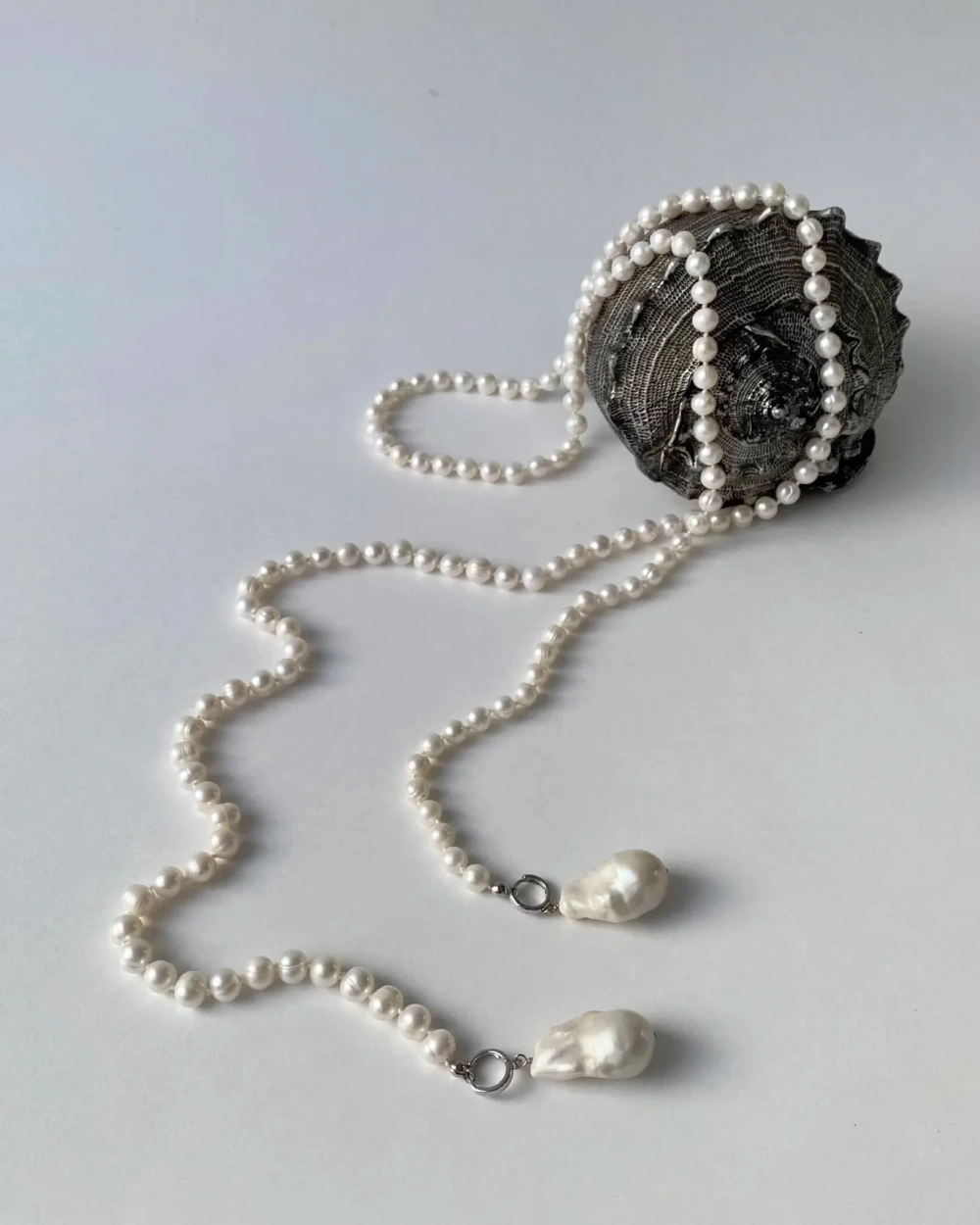 Колье ZURICH two baroque pearls