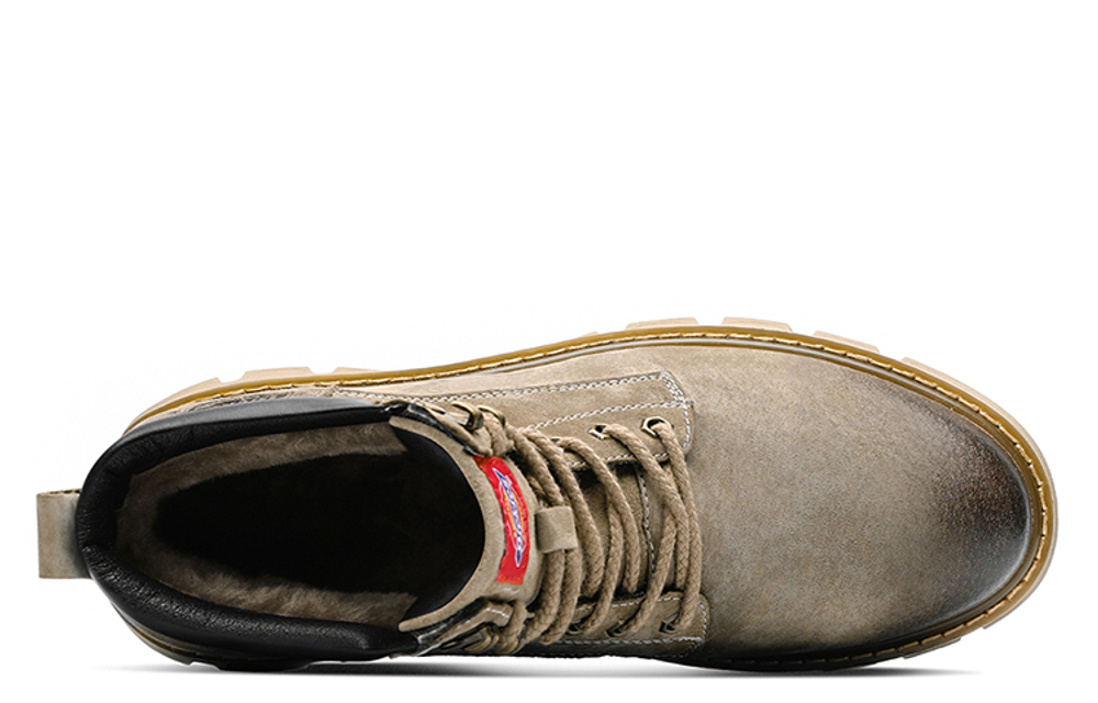 Dickies Thermal Abrasion Resistant Slip Resistant Short Outdoor Boots Men"s Camel