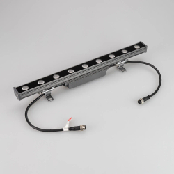 Линейный прожектор AR-LINE-500-9W Warm3000 (GR, 30 deg, 230V) (Arlight, IP65 Металл, 3 года) 037366(1)