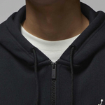 IB7232-010 Jordan Brooklyn Fleece Black Sail White