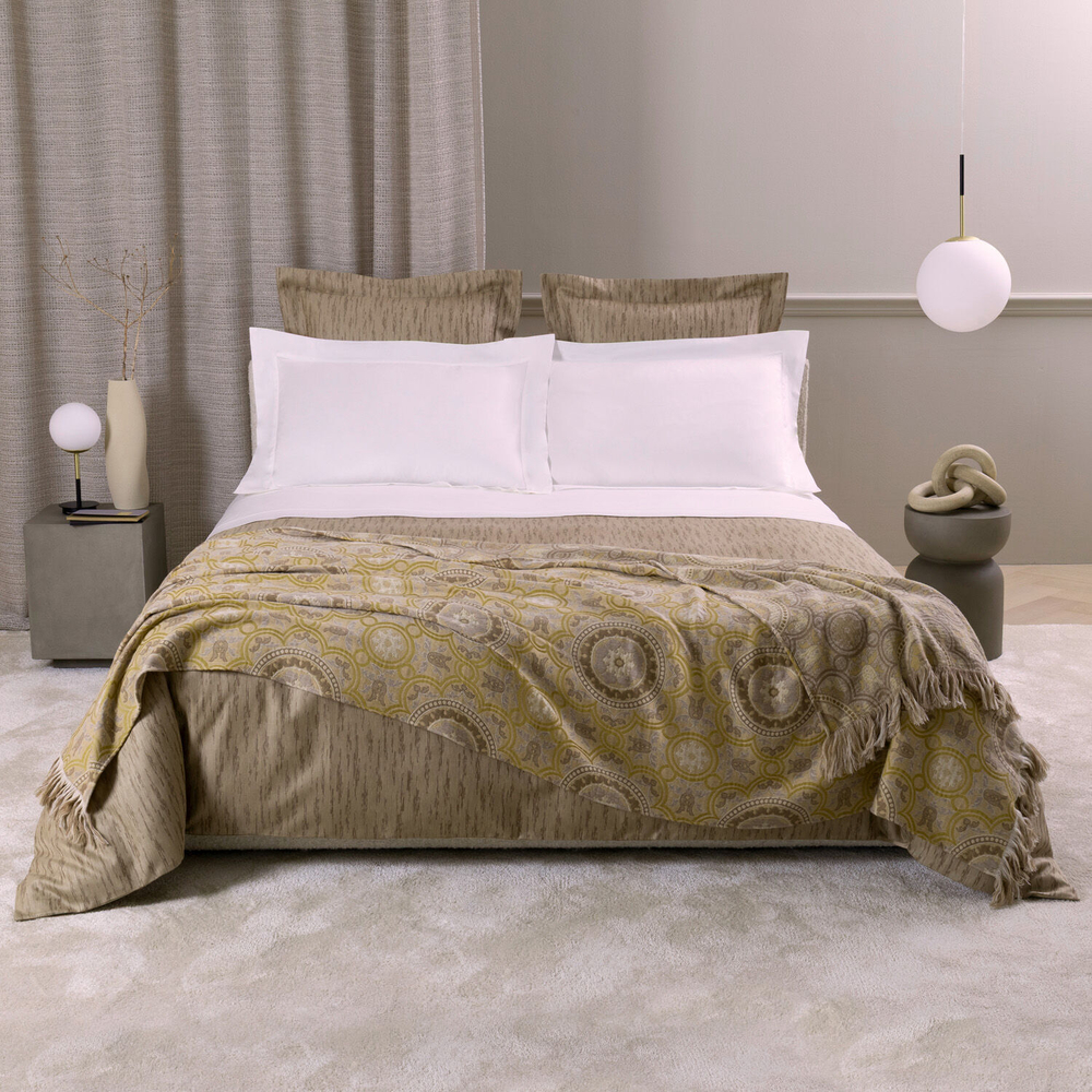 Плед Luxury Gipsy Olive/Taupe (120 x 253 см)
