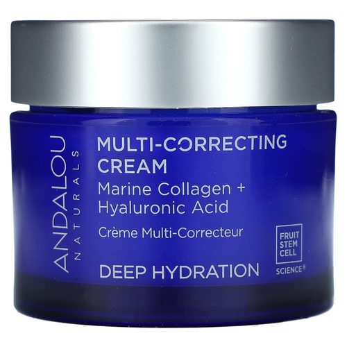 Andalou Naturals, Глубокое увлажнение, мультикорригирующий крем, 50 мл (1,7 жидк. Унции)