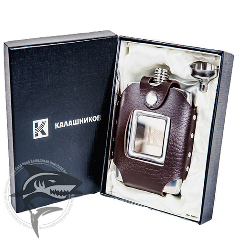 Фляжка с логотипом «Калашников», 220 ml