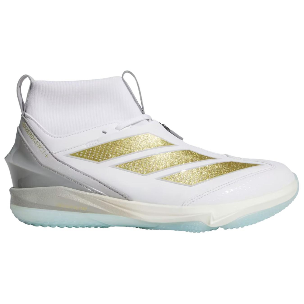 Adidas Adizero Impact+ 2.0 Support Function Classification Support Functionality Baseball Shoes Men"s White