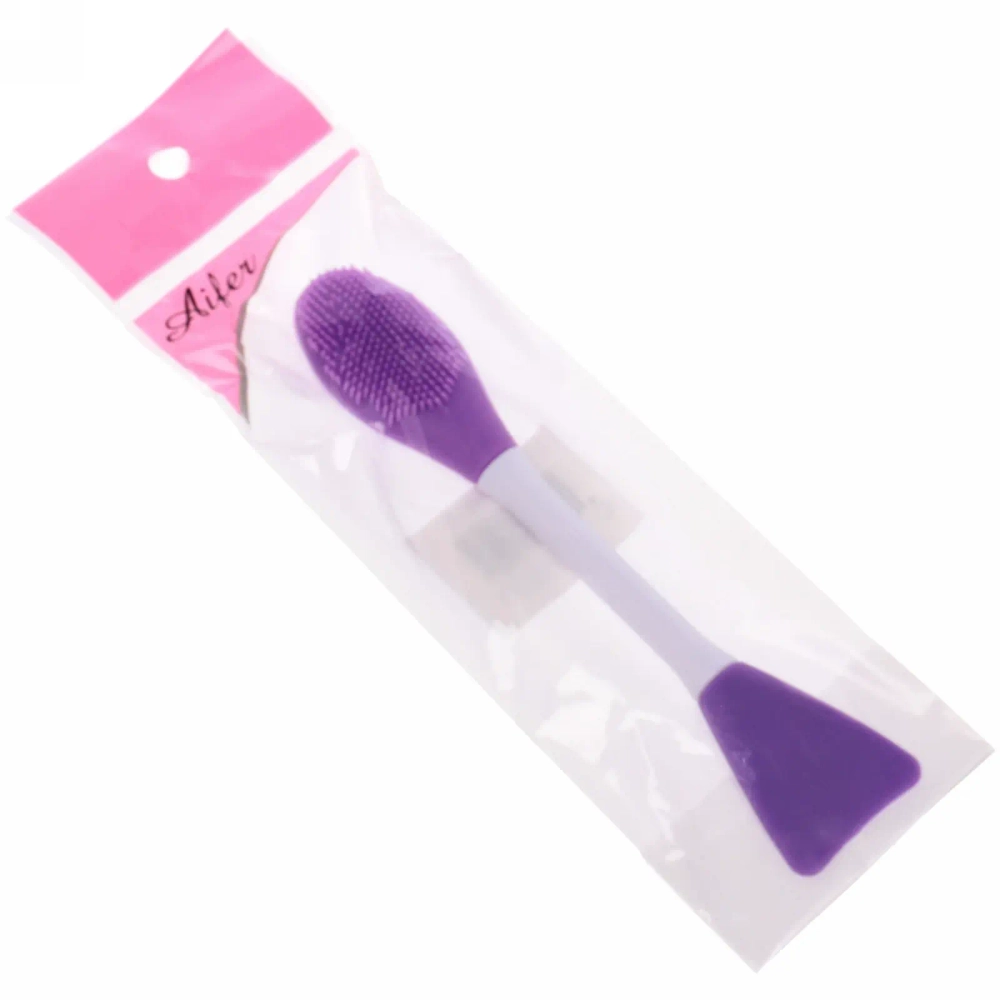 Щетка для лица T-zone косметическая «Beauty lifting», микс 3 цвета (фиолет, фуксия, мятный), 16,5*2,5 см, в пакете