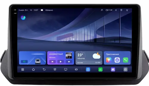 Магнитола для Mitsubishi Outlander 4 2021+ - Kuberg QLed+2K, Android 14, TS105, Быстрейшая, CarPlay, SIM-слот
