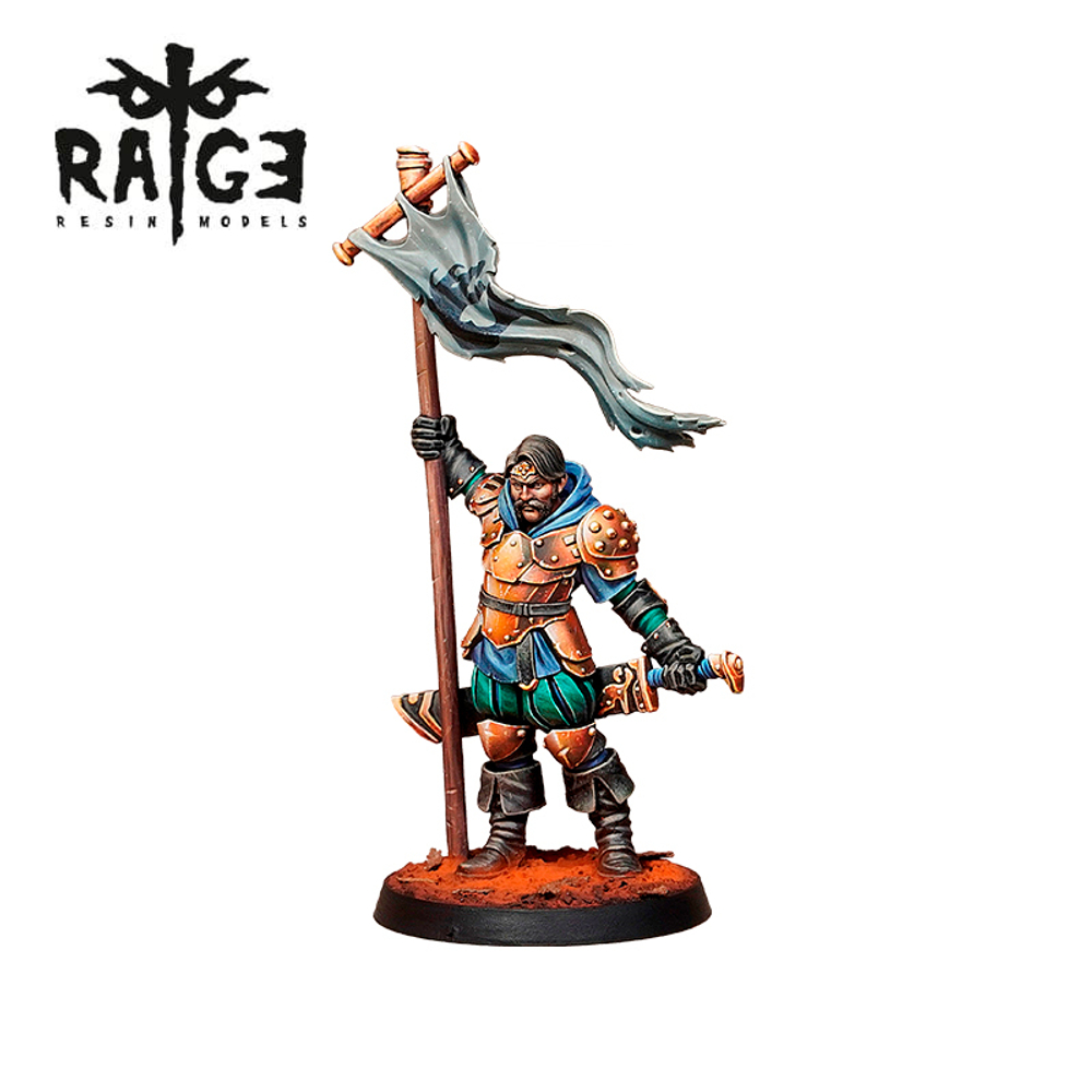 Миниатюра Rage Resin Miniatures - Captain Nork - 35MM