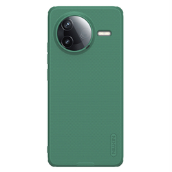Усиленный чехол зеленого цвета (Dark Green) от Nillkin для Xiaomi Poco F7 Pro и Redmi K80, серия Super Frosted Shield Pro