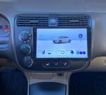 Магнитола для Honda Civic 7 2001-2005 левый руль - Teyes CC3-2K-360 монитор 9.5" 2K QLED на Android 10, Быстрая, CarPlay, 4G SIM-слот, 4 камеры в комплекте