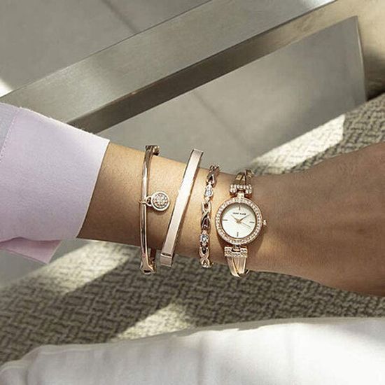 Женские часы Anne Klein AK/2238RGST (В наборе)