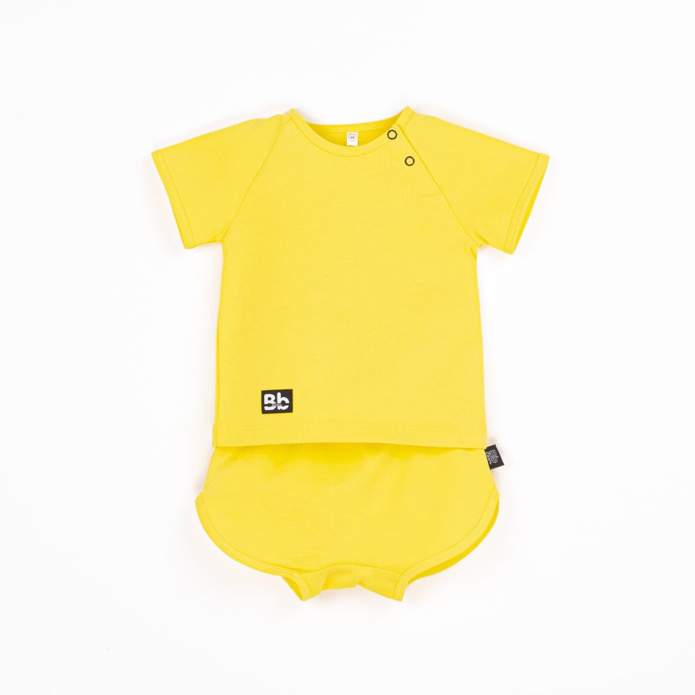 Костюм футболка и шорты "Вb team yellow" 0+
