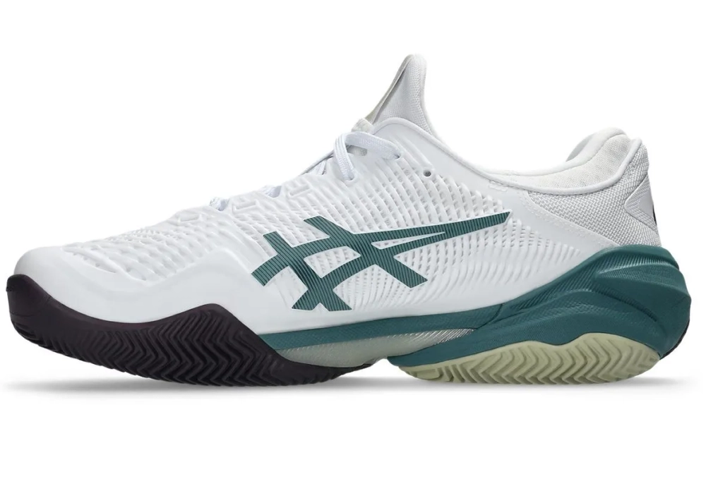 Теннисные кроссовки Asics Court FF 3 Clay - white/foggy teal