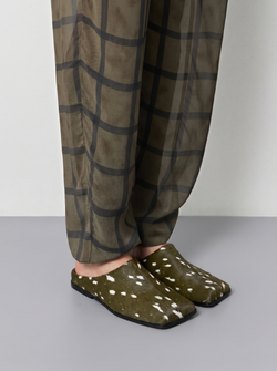 mule square bambi khaki