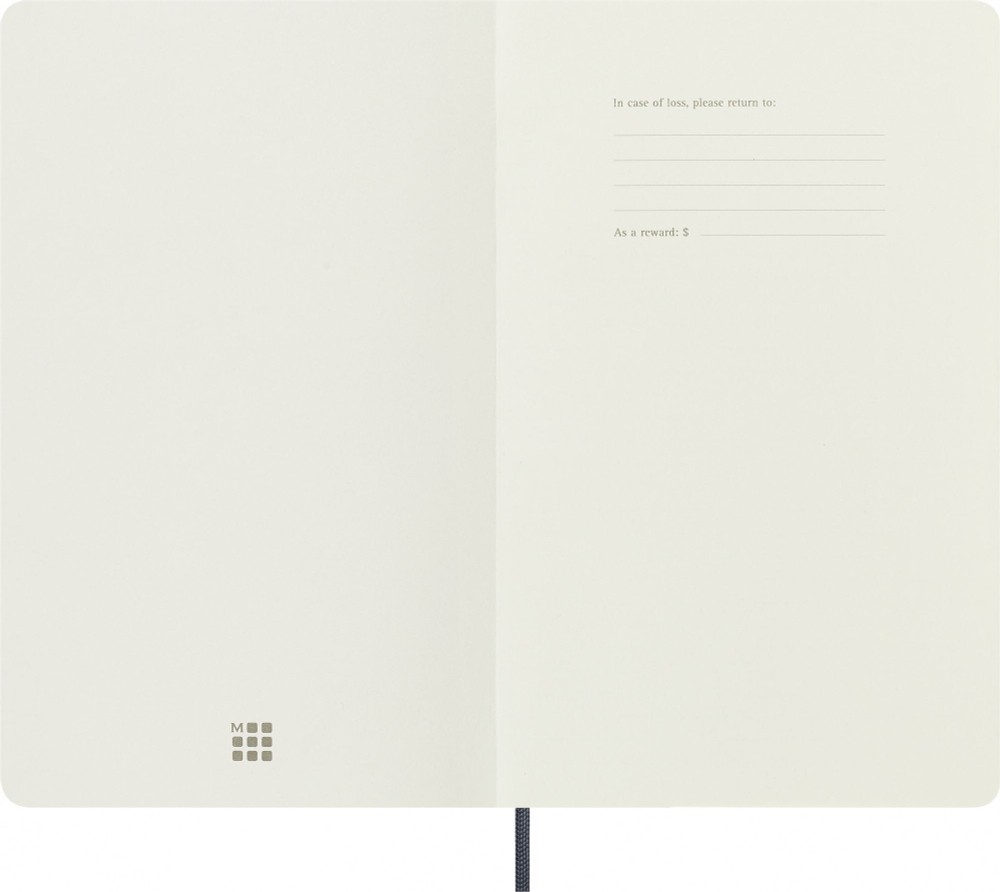 Блокнот Moleskine LE Precious & Ethical BOA (QP616B14VCAPRIBOX) 130х210мм 240стр линейка мягкая обл синий