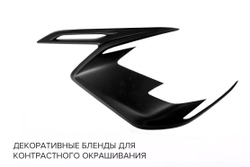 Накладка GT на передний бампер Toyota Camry XV70