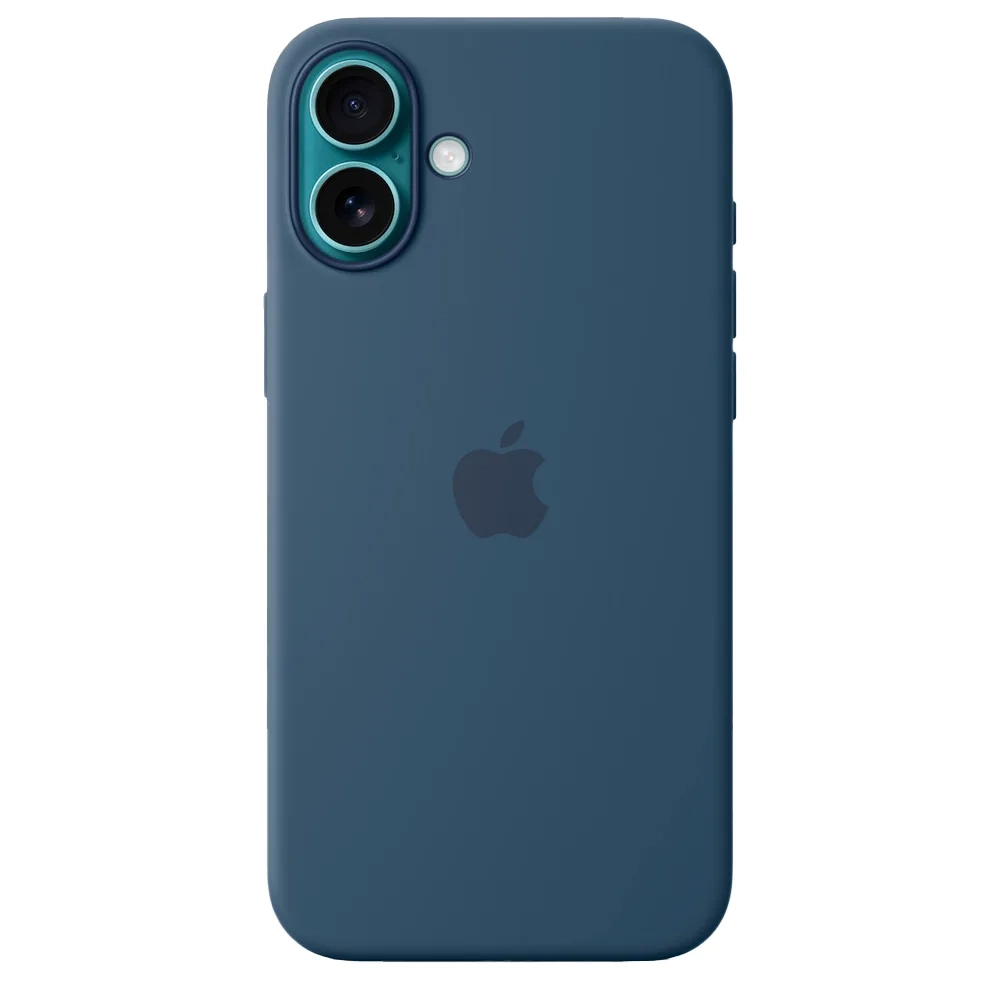 Силиконовый чехол с поддержкой MagSafe Apple Silicone Case для iPhone 16 Plus, Denim (Деним)