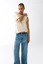 Тонкий трикотажный топ - H&M