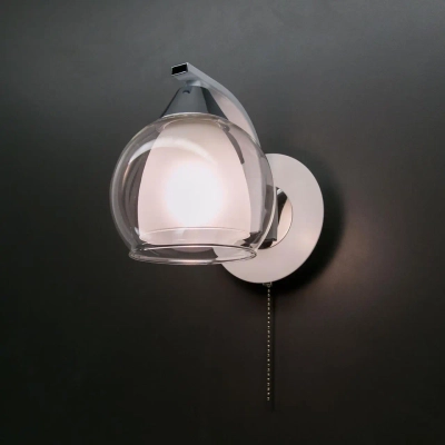 Citilux Кристи CL152310 Бра с выключателем Белое Хром
