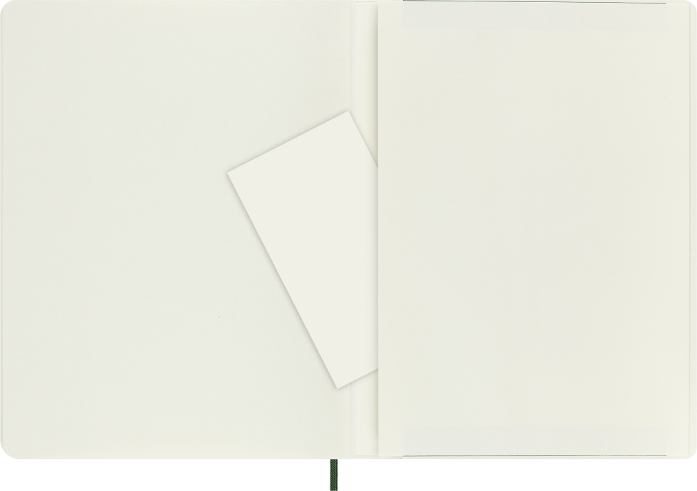 Блокнот Moleskine Classic Soft (QP623K15) 19х25 см, 192стр. без линовки, мягкая обложка, зеленый