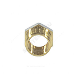 Футорка латунь никель Ду 40х25 (1 1/2"х1") НР/ВР 9024 ГОСТ 32585-2013 Aquasfera 9024-09