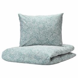Комплект постельного белья IKEA TRADKRASSULA (ТРЭДКРАССУЛА), Односпальный, Сине-белый, 150x200, 50x80 см