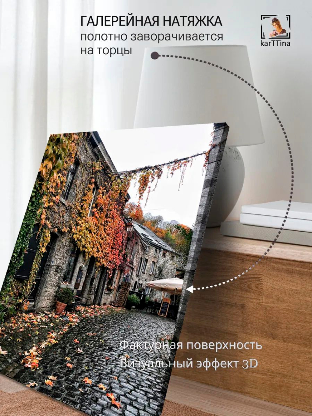 Картина "Каналы Венеции", интерьерная 50х70см 1шт.