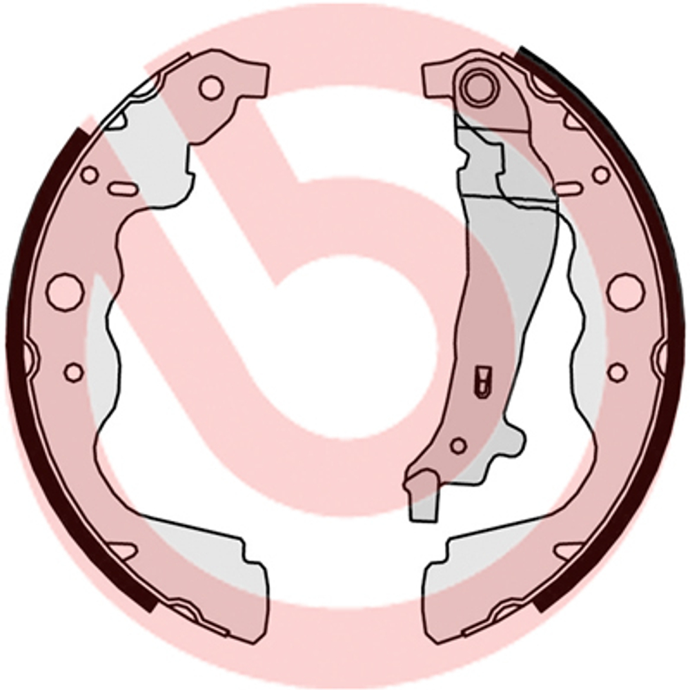 BREMBO - S68546-BRB - Brake Shoe Set