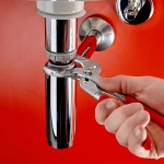 Клещи трубные захватные хромированные 250 мм Knipex 81 13 250 SB