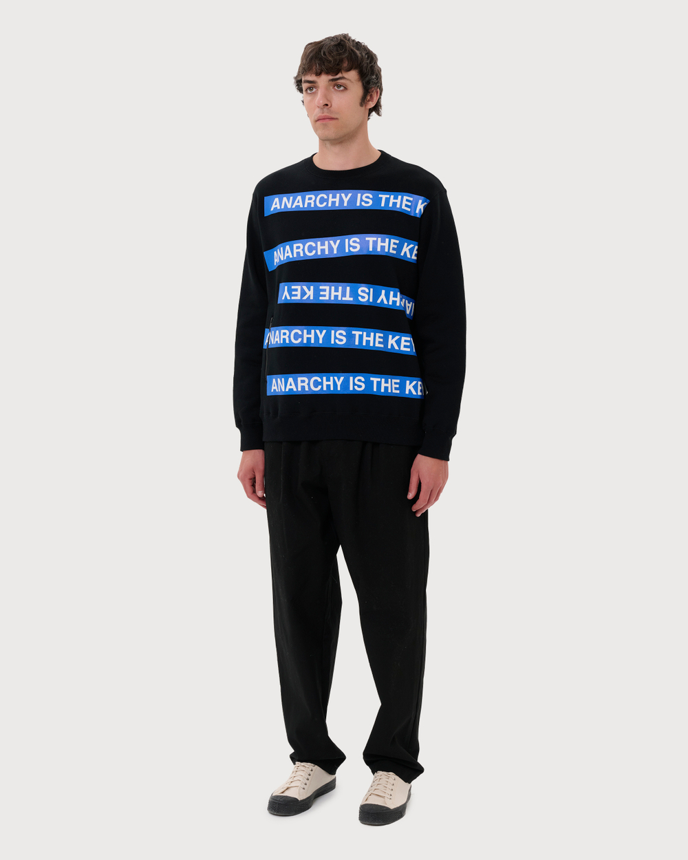 UNDERCOVER СВИТШОТ ЧЕРНЫЙ ANARCHY