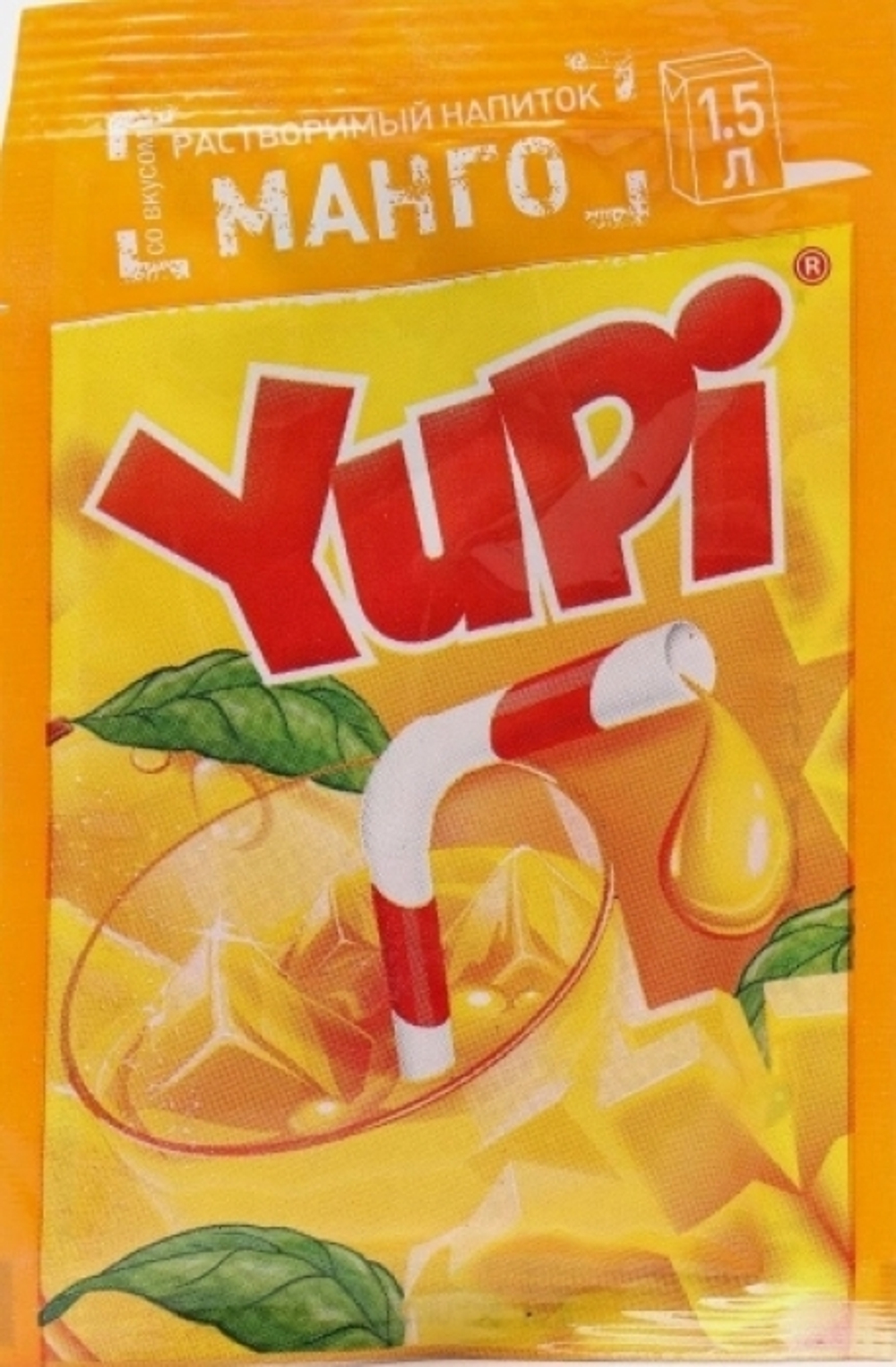 Растворимый напиток YUPI Манго 12г/15г*24шт*6 блоков.
