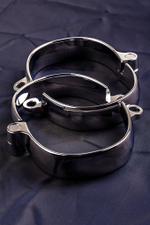 Наручники Toyfa Metal серебристые 8 см