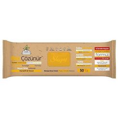 Səth təmizləyici nəm salfetlər Sleepy Easy Clean Mixək və Darçın, Bioloji parçalana bilən, 50 ədəd