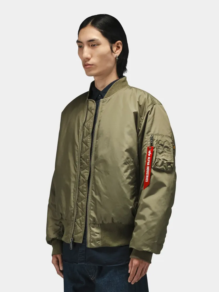 Бомбер Alpha Industries MA-1 Oxford Logo OG-107 Green
