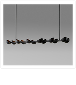 Avion chandelier  by Jonathan Browning 1