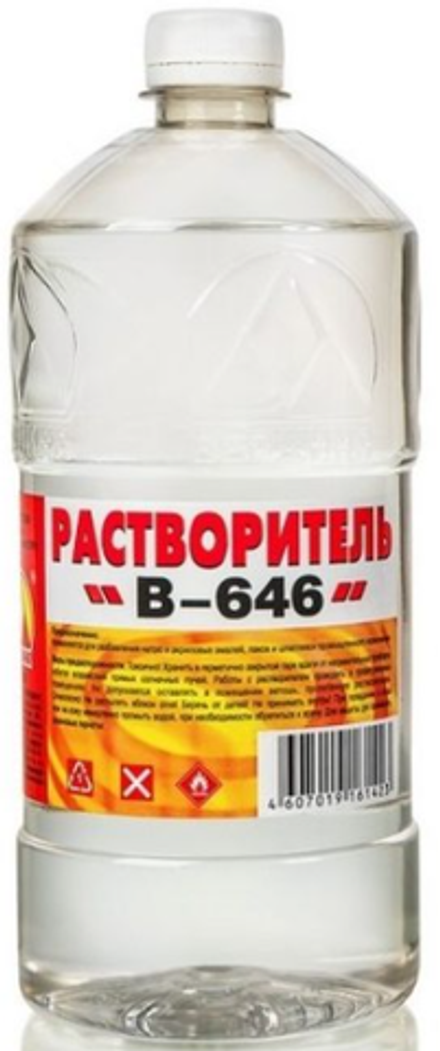 Растворитель В-646, 1.0л Вершина (12шт) 002358