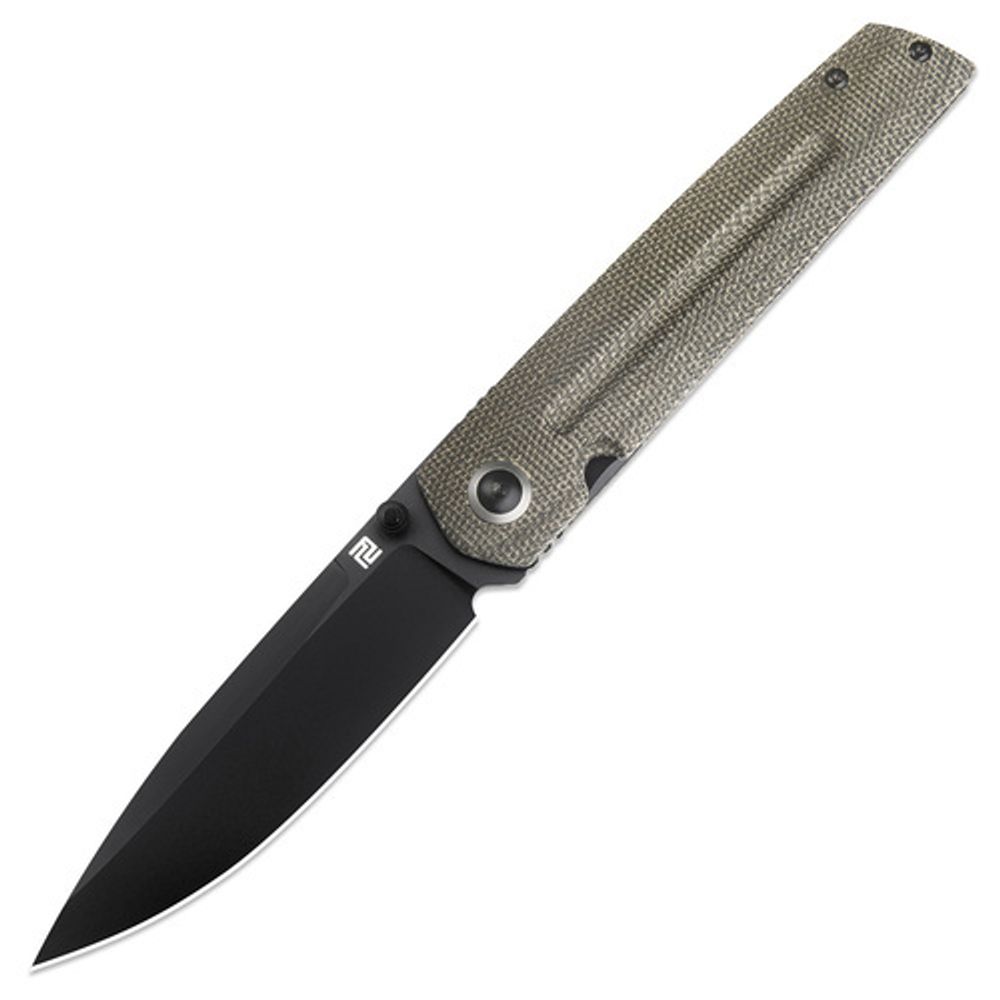 Складной нож Artisan Cutlery Sirius 1849P-BODG, рукоять зелен. микарта, клинок S35VN