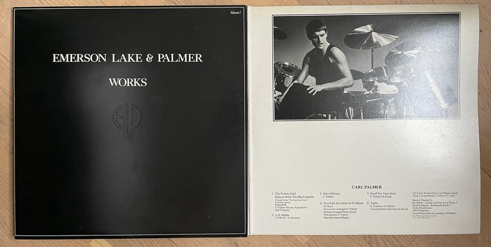 Emerson Lake & Palmer- Works Volume 1 (Япония 1980г.)
